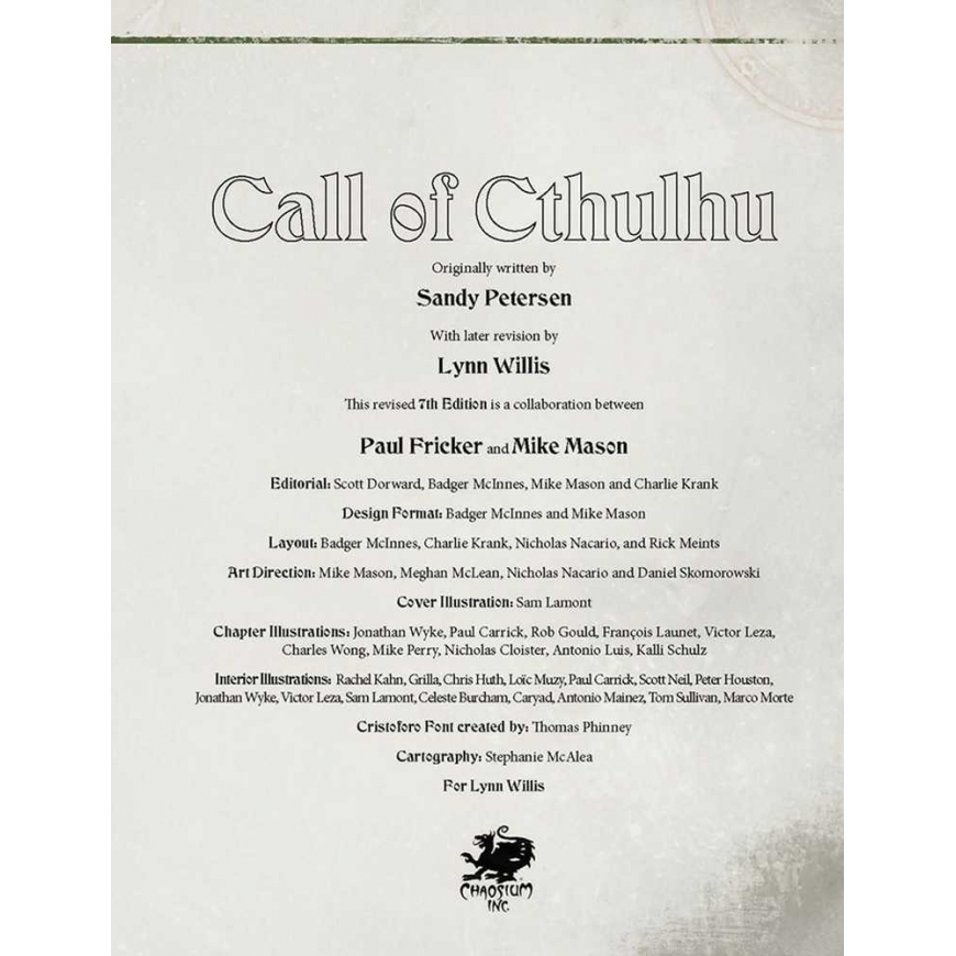 Chaosium Call of Cthulhu RPG - Keeper Rulebook – 5