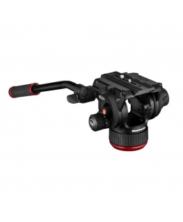 Manfrotto 504X kolmjala pea Must Alumiinium 1/4, 3/8" Liikuv