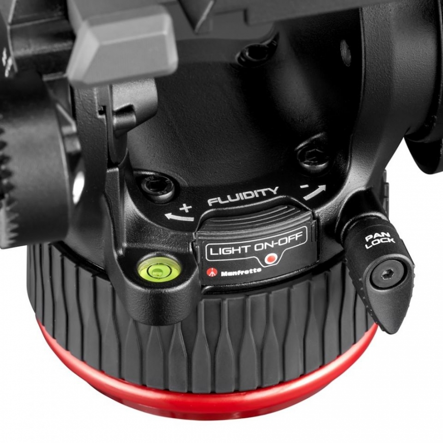Manfrotto 504X tripod head Black Aluminium 1/4, 3/8" Fluid – 4