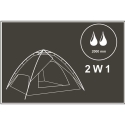 Enero Camp AUTOMATIC 3-PERSON TENT 2IN1 HOLIDAY 210x180x140CM