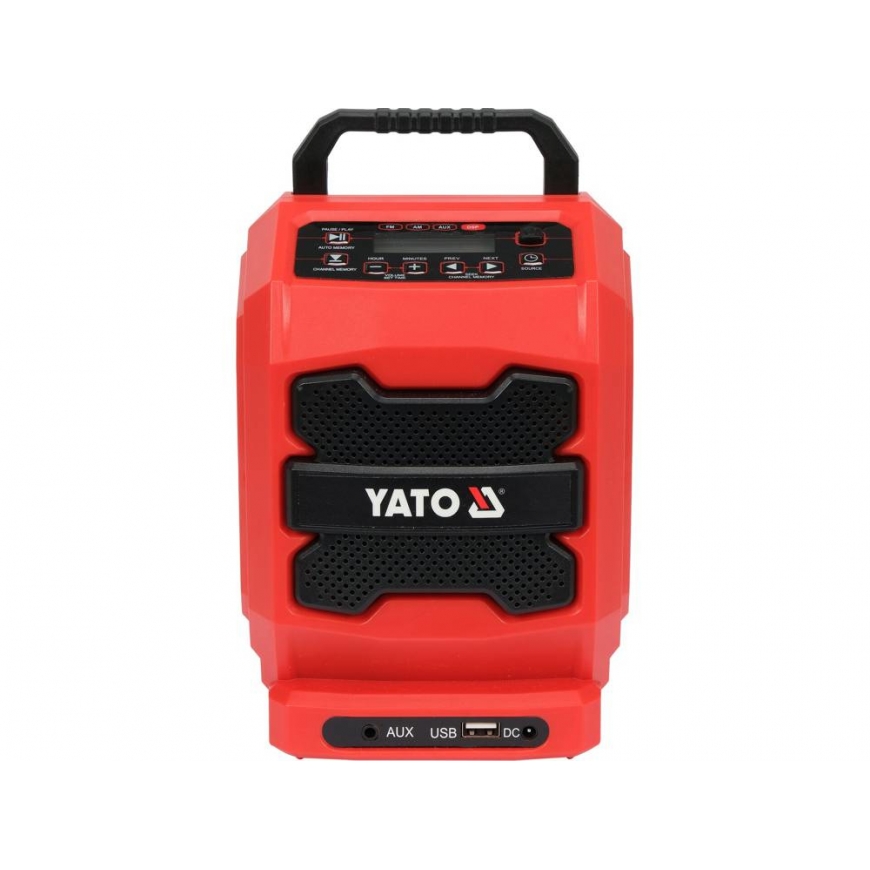 Yato YT-82940 radio Pārnesams Digitāls Melns, Sarkans – 2