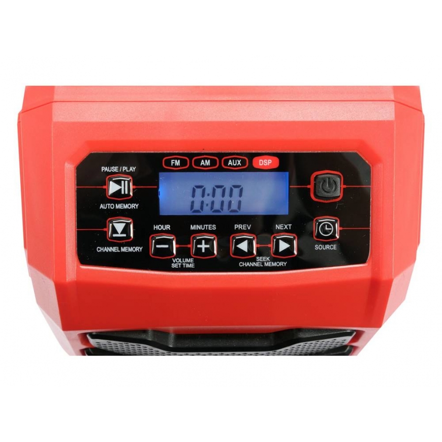 Yato YT-82940 radijo imtuvas Nešiojama Skaitmeninis Juoda, Raudona – 4