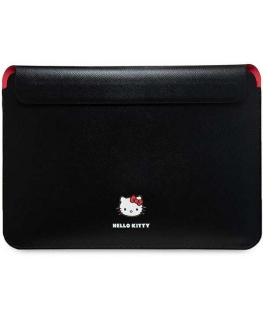 Case Hello Kitty Sleeve HKCS14PGHDLMK 14" black/black PU Metal Logo