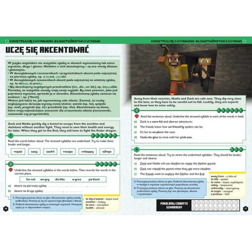 BOOK Harper Collins HARPERCOLLINS Minecraft English Megatasks 12+ 71608 – 4