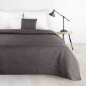 Eurofirany DESIGN 91 BONI / 6 Bedspread, quilted by hot pressing with leaf pattern, 170X210 cm, color: graphite Bedspread Eurofirany DESIGN 91 BONI / 6 Bedspread, quilted by hot pressing with leaf pattern, 170X210 cm, color: graphite Bedspread