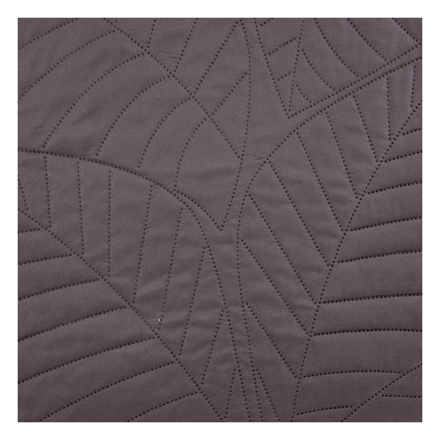 Eurofirany DESIGN 91 BONI / 6 Bedspread, quilted by hot pressing with leaf pattern, 170X210 cm, color: graphite Bedspread – 2