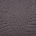 Eurofirany DESIGN 91 BONI / 6 Bedspread, quilted by hot pressing with leaf pattern, 170X210 cm, color: graphite Bedspread Eurofirany DESIGN 91 BONI / 6 Bedspread, quilted by hot pressing with leaf pattern, 170X210 cm, color: graphite Bedspread