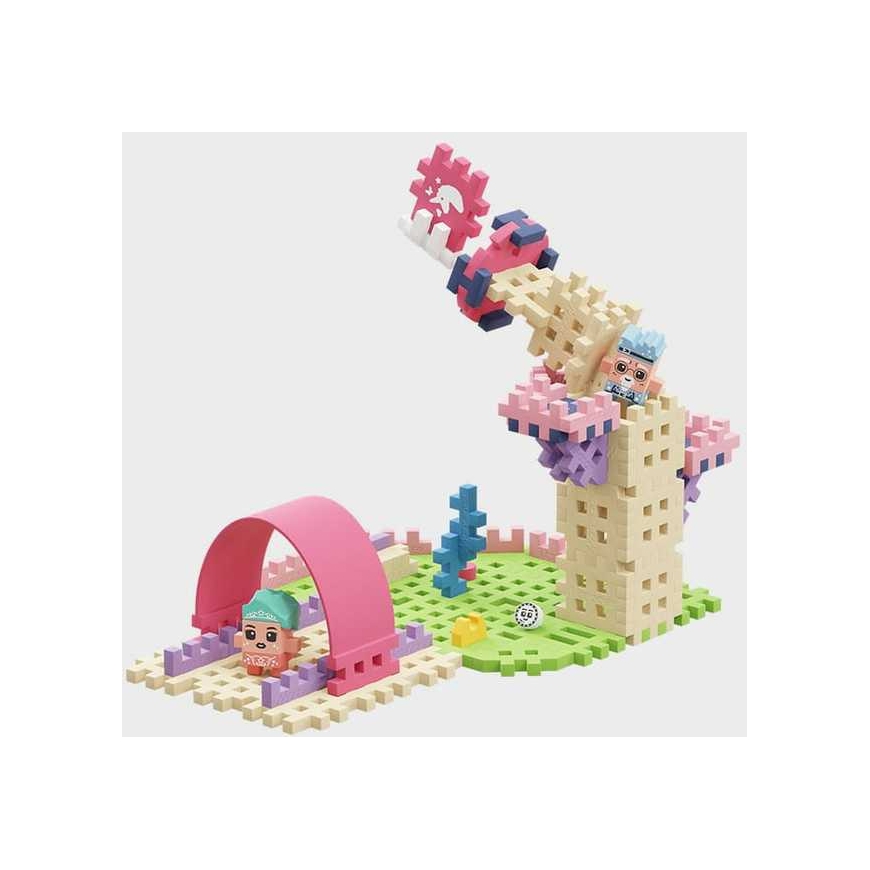 Marioinex Klocki waffle mini KsiężnMagWieża 80el 05807 – 4