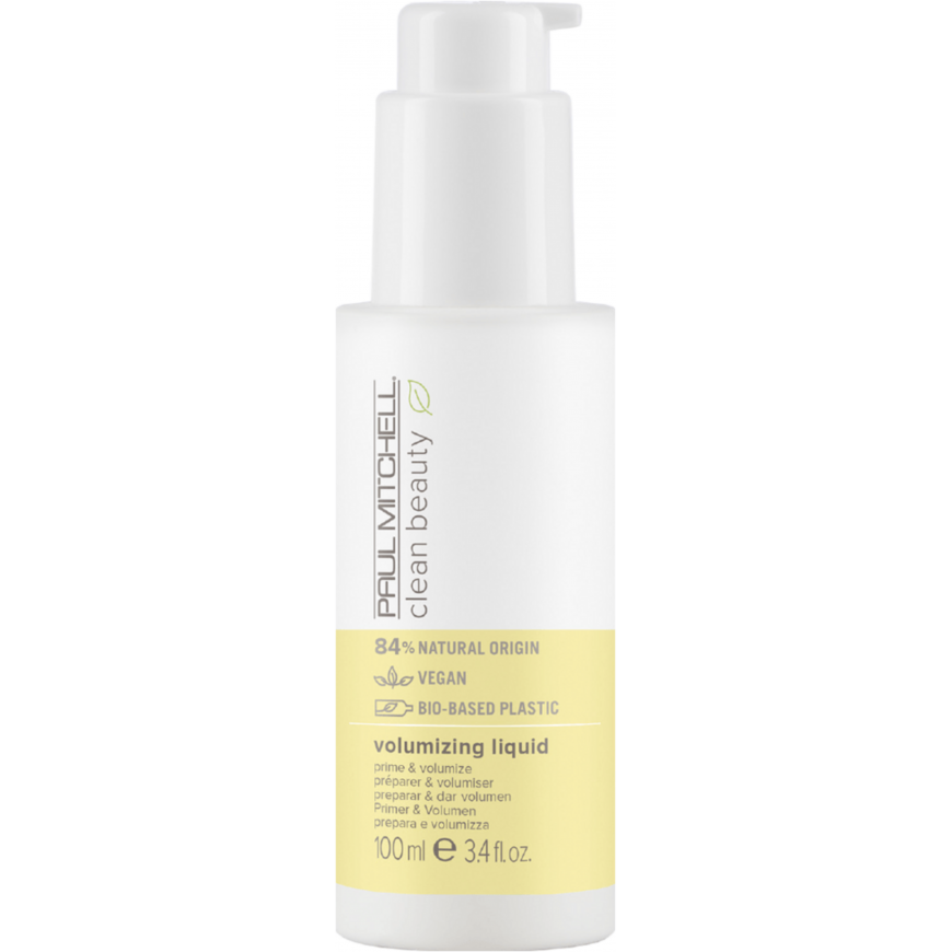 Paul Mitchell, Clean Beauty Styling, Vegan, Hair Primer, For Volume, 100 ml