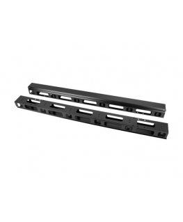Lanberg Organizer Kabli Pionowy 22U czarny 2 sztuki