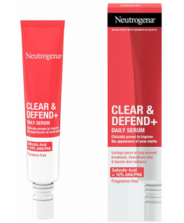 Neutrogena Clear & Defend+ Daily Serum Skin Serum unisex, 30 ml