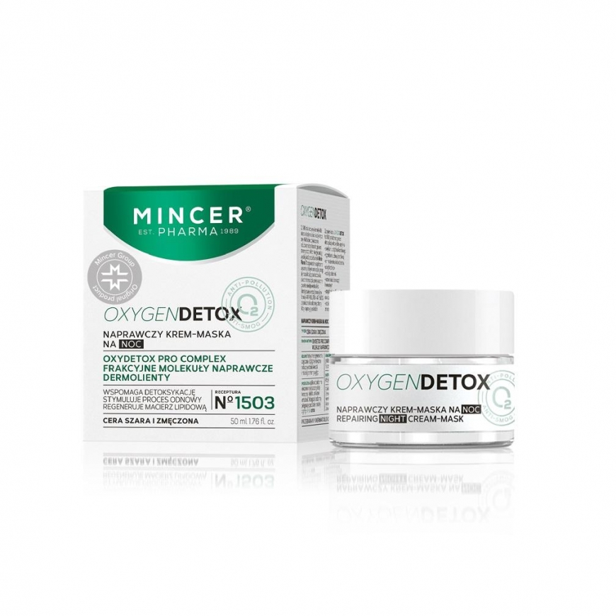 Mincer Pharma Oxygen Detox Repairing night cream-mask No. 1503 50ml – 2