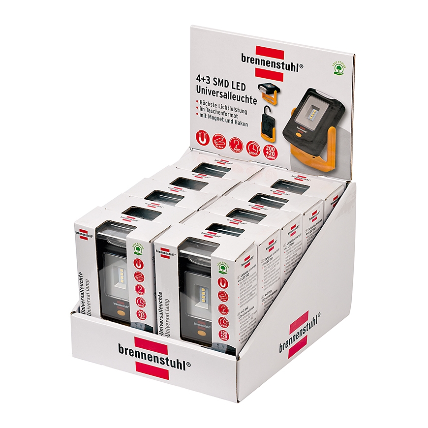 Brennenstuhl 1175420010 tarkastelulamppu 6500 K LED – 2