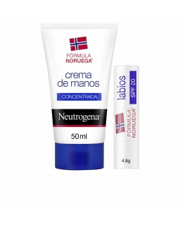 "Neutrogena" scented hand cream 50ml + lip care product Spf 20 4.8g