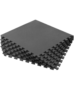 Mat for gym equipment and exercises 180x120cm, EVA material, 6-piece puzzles, REBEL ACTIVE