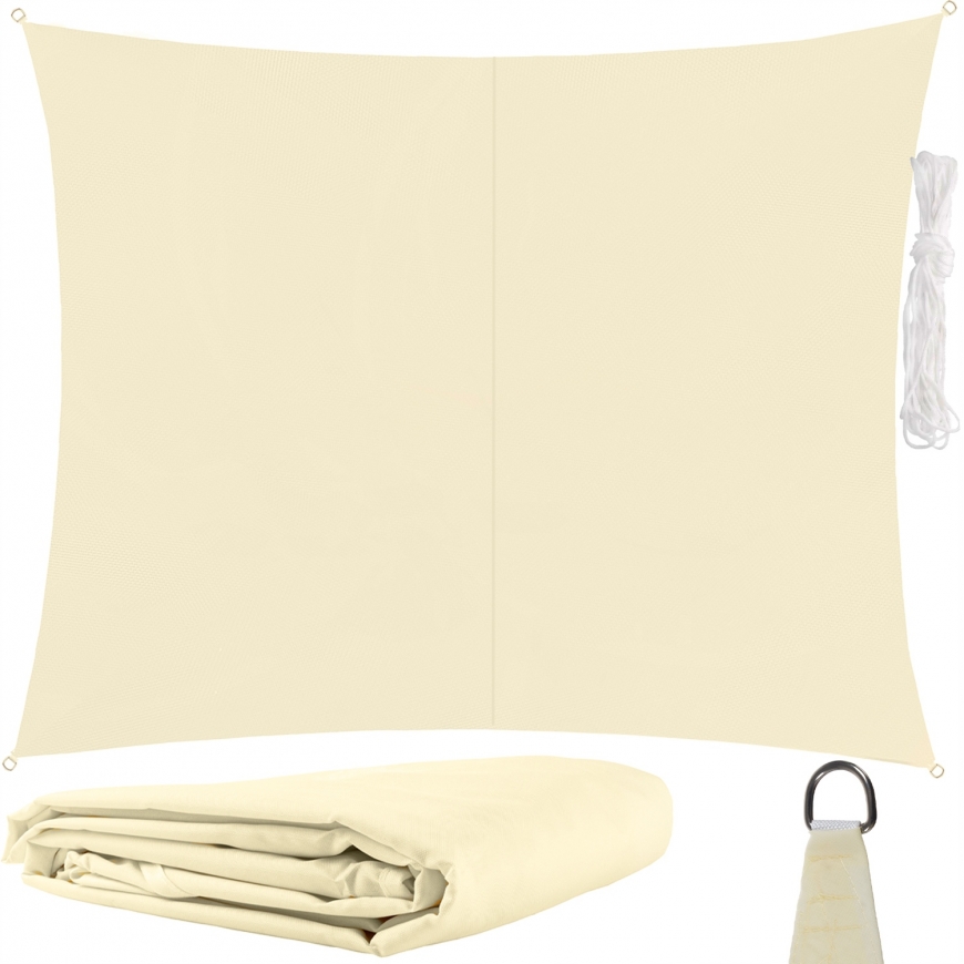 Żagiel przeciwsłoneczny 3x2m- beige Gardlov 23163