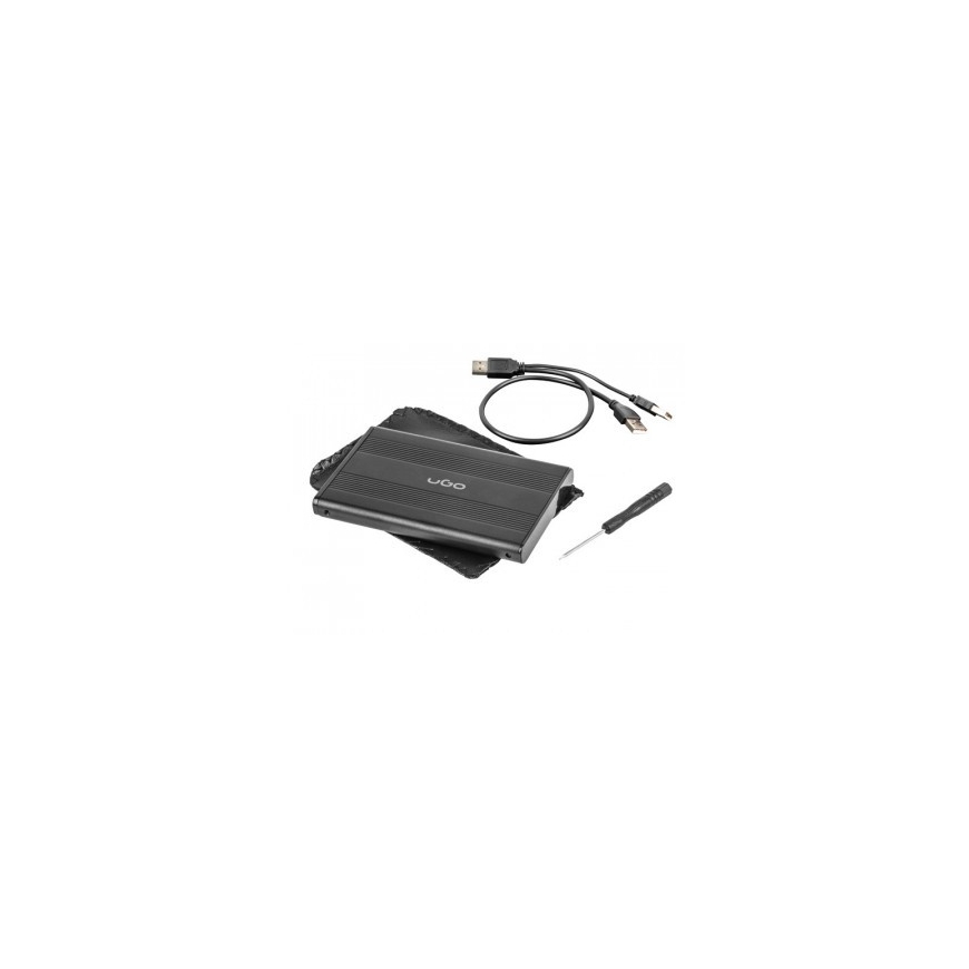 uGo Marapi S120 HDD/SSD enclosure Black 2.5" – 4