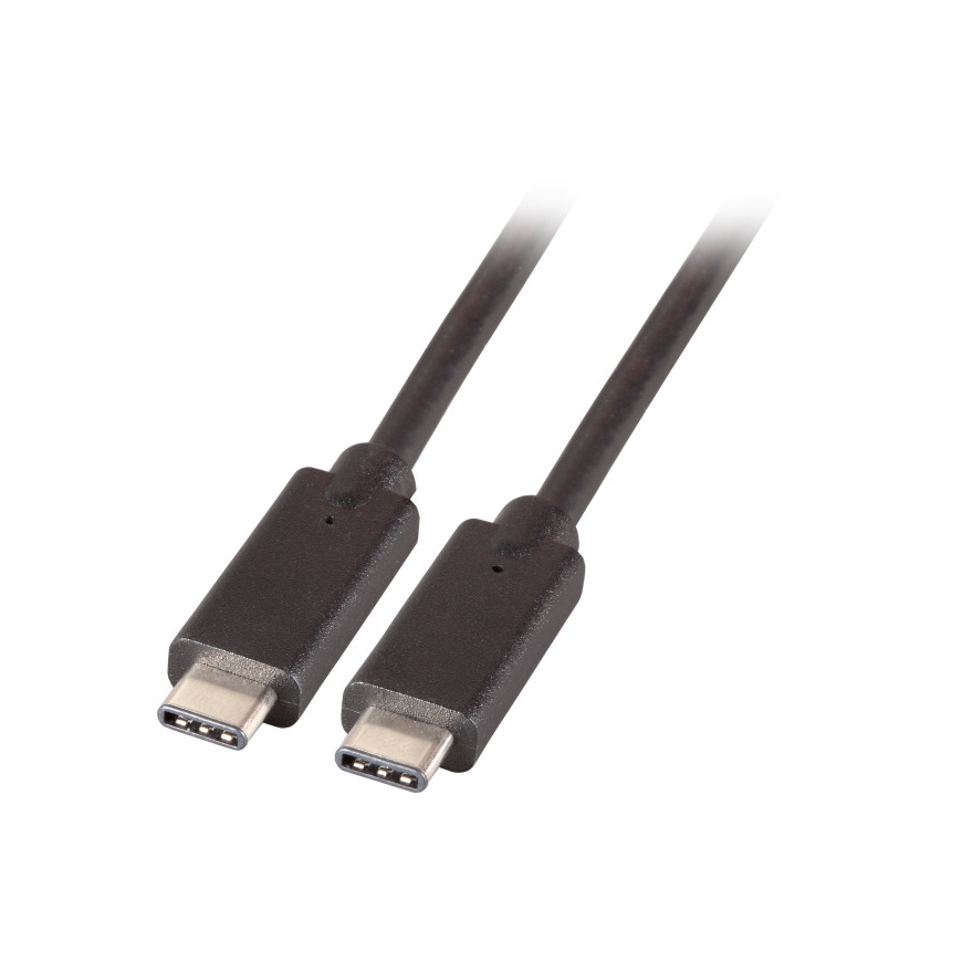 EFB Elektronik K5283-5ASW.1 USB kabelis 1 m USB 3.2 Gen 2 (3.1 Gen 2) USB C Juoda