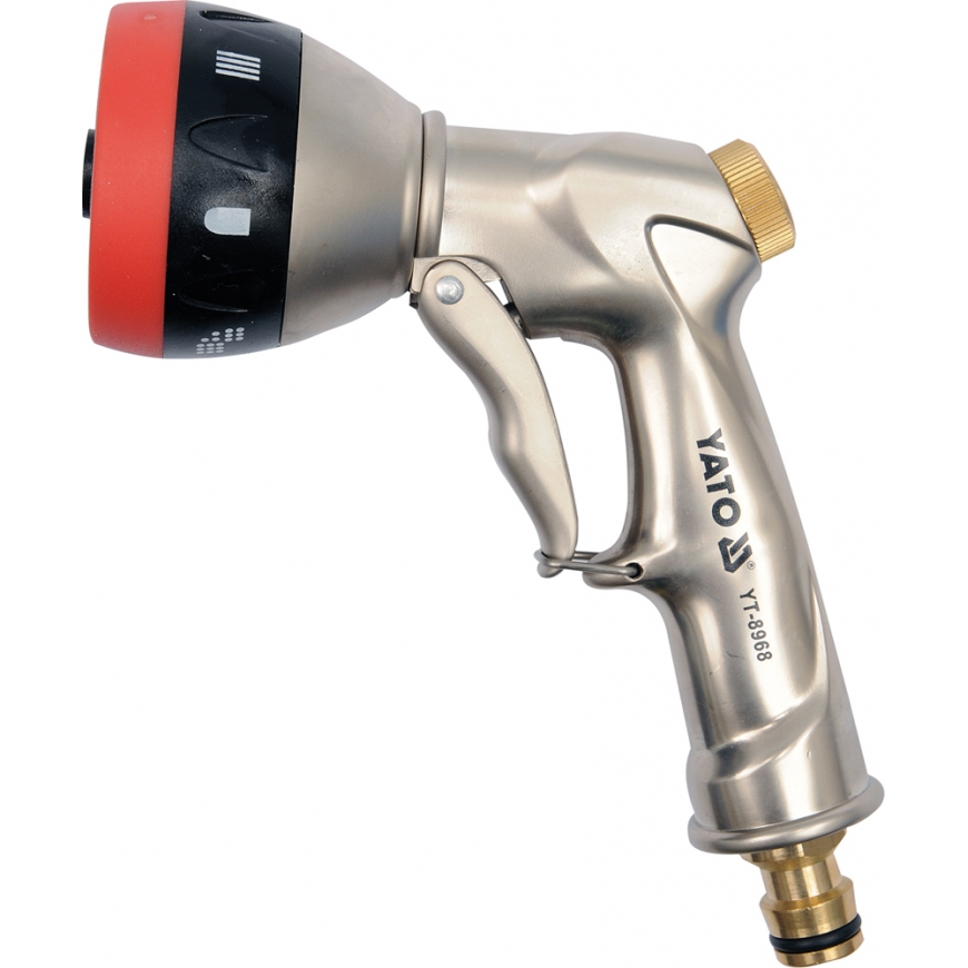 Yato YT-8968 garden water spray gun nozzle Brass Aluminium, Brass