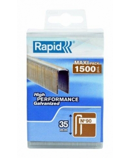 90/35mm 1.5M Staples Rapid PP Box Fits Rapid Airtac PBS 151 1500 pcs