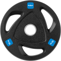 Set of rubberized cast iron weights 2x10kg, Olympic opening 51mm, REBEL ACTIVE Set of rubberized cast iron weights 2x10kg, Olympic opening 51mm, REBEL ACTIVE
