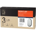 Wall lamp Orno NEFRYT LED 10W, garden lamp, 800lm, IP54, 4000K, black Wall lamp Orno NEFRYT LED 10W, garden lamp, 800lm, IP54, 4000K, black