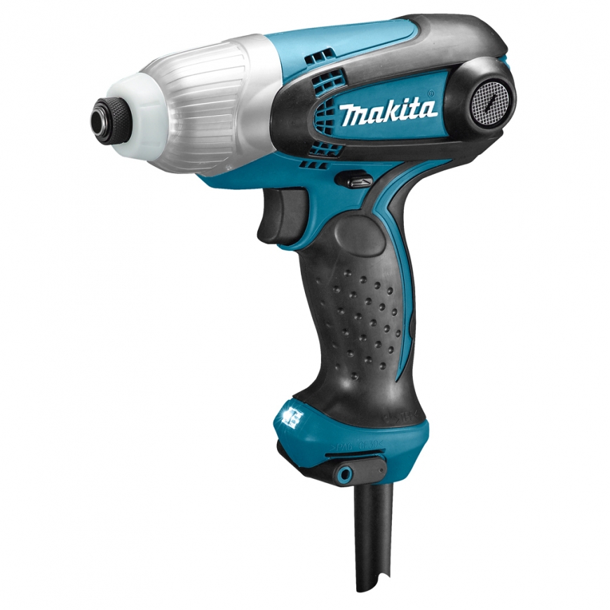 Makita TD0101F elektriskās uzgriežņu atslēga Melns