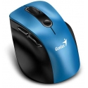 Bevielė pelė, Genius Ergo 9000S, juoda-mėlyna, optinė, 2400DPI Bevielė pelė, Genius Ergo 9000S, juoda-mėlyna, optinė, 2400DPI