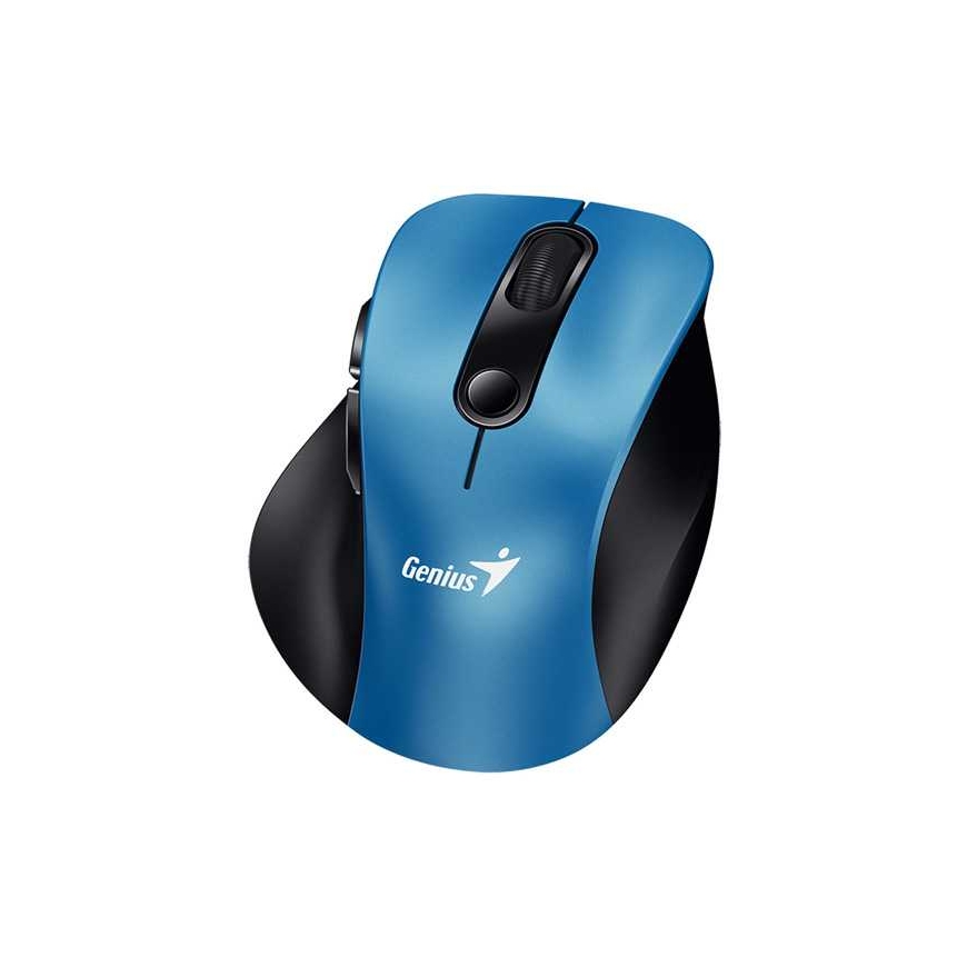 Bevielė pelė, Genius Ergo 9000S, juoda-mėlyna, optinė, 2400DPI – 3