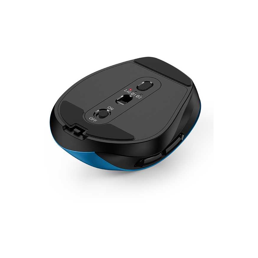Wireless mouse, Genius Ergo 9000S, black-blue, optical, 2400DPI – 5