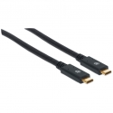 Manhattan 354905 USB kabelis 2 m USB 3.2 Gen 1 (3.1 Gen 1) USB C Juoda