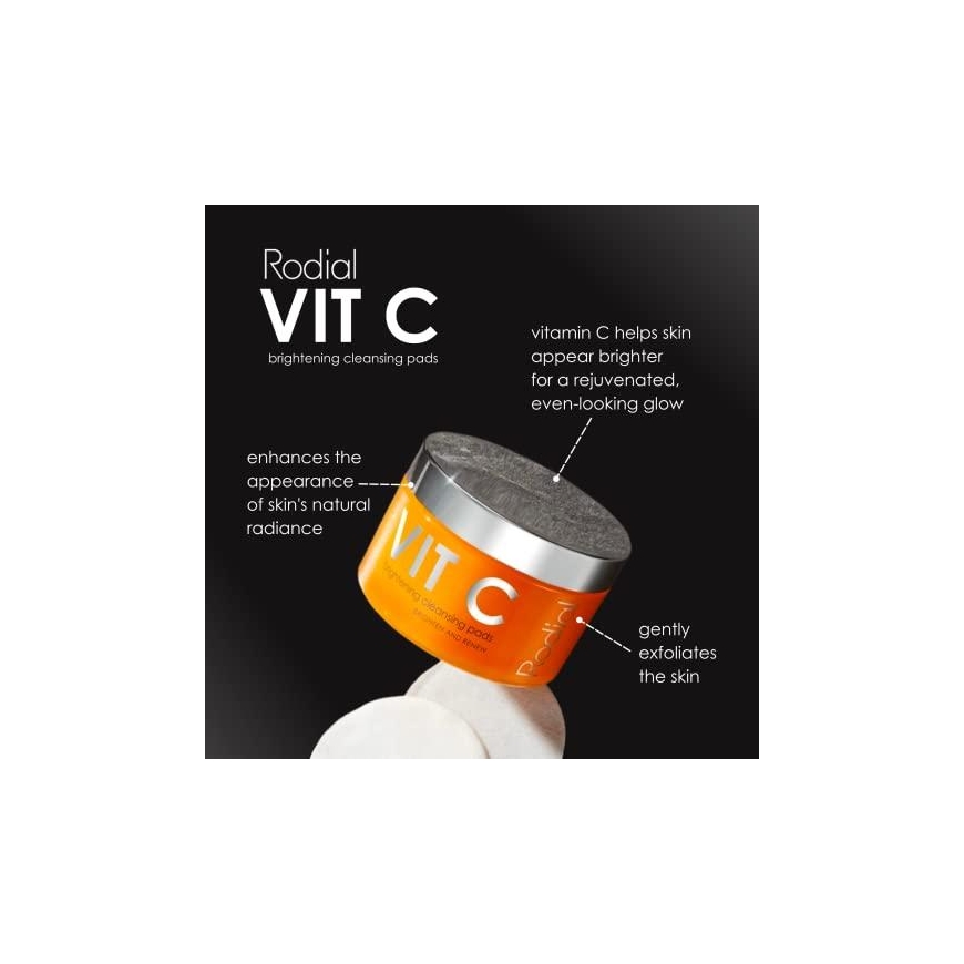 Rodial Vit C Brightening Cleansing Pads, 50 Piece – 4