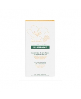 Klorane hair removal cold wax strips for face