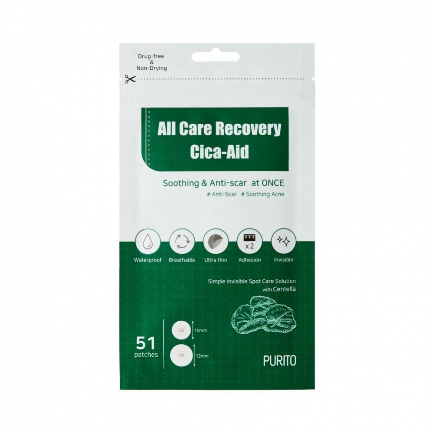 Purito All Care Recovery Cica-Aid patches