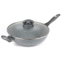 Salter BW02772G Marblestone Wok 28cm pilkas Salter BW02772G Marblestone Wok 28cm pilkas