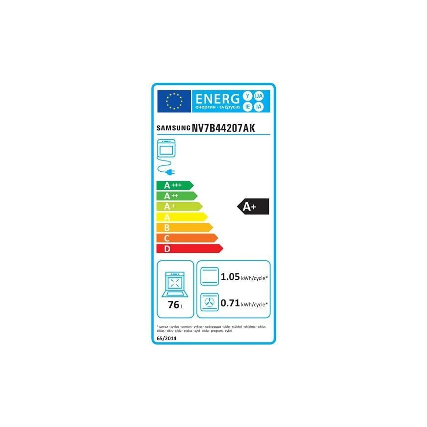 Samsung Oven Samsung NV7B44207AK