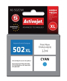 Activejet AE-502CNX tindikassett 1 tk Kokkusobiv High (XL) Yield Tsüaan
