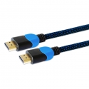 Savio GCL-02 HDMI-kaabel 1,8 m HDMI tüüp A (Standard) Must, Sinine