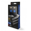 Savio GCL-02 HDMI-kaapeli 1,8 m HDMI-tyyppi A (vakio) Musta, Sininen