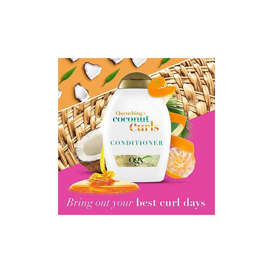 OGX Organix Cosmetix Conditioner Quenching + Coconut Curls conditioner for curly hair 385ml – 3
