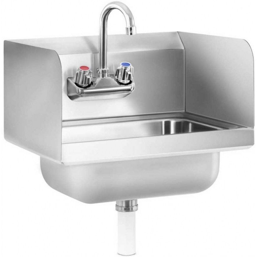 Royal Catering Kitchen hand basin made of stainless steel, width 43.5 cm – 3