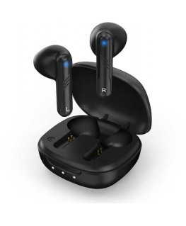 Ausinės Genius HS-M905BT, mikrofon, zmiana utworu, juoda, 2.0, etui su ładowarką, sport typ USB-C