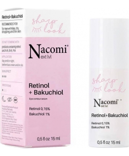 Nacomi Next Level anti-wrinkle eye serum with retinol and bakuchiol 15ml