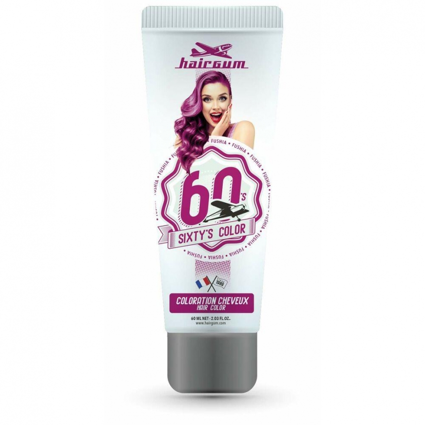 Hairgum Sixty`s Color hair color Fushia