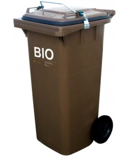 Europlast Austria GASTRO container container with tight lid for garbage, bio-food waste - brown, 240L