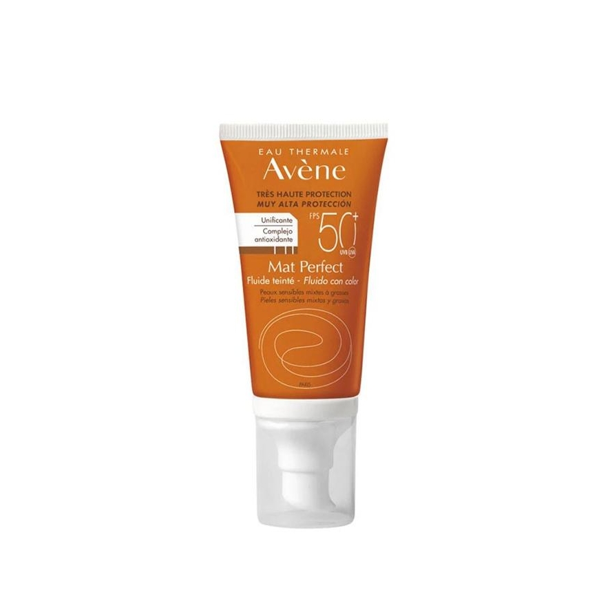 Avéne Mat Perfect Fluid 50+ su spalva 50ml