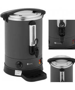 Royal Catering Warnik podgrzewacz do wody su podwójnymi ściankami i ociekaczem 13.5 L 2500 W pilkas