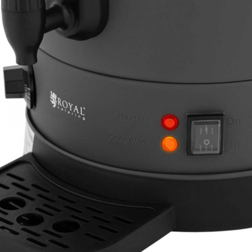 Royal Catering Warnik podgrzewacz do wody su podwójnymi ściankami i ociekaczem 13.5 L 2500 W pilkas – 3