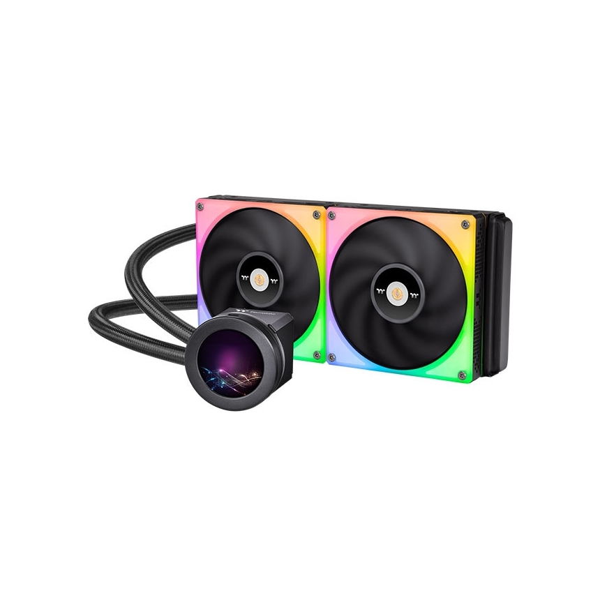 Thermaltake Toughliquid Ultra 280 RGB Kompiuterio korpusui Universalusis skystinis aušintuvas Juoda