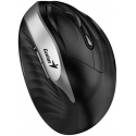 Mouse Genius Mouse Ergo 8250S, 1600DPI, 2.4 [GHz], optical, 6kl., wireless, black-silver, 1 pc AA, wertykalna